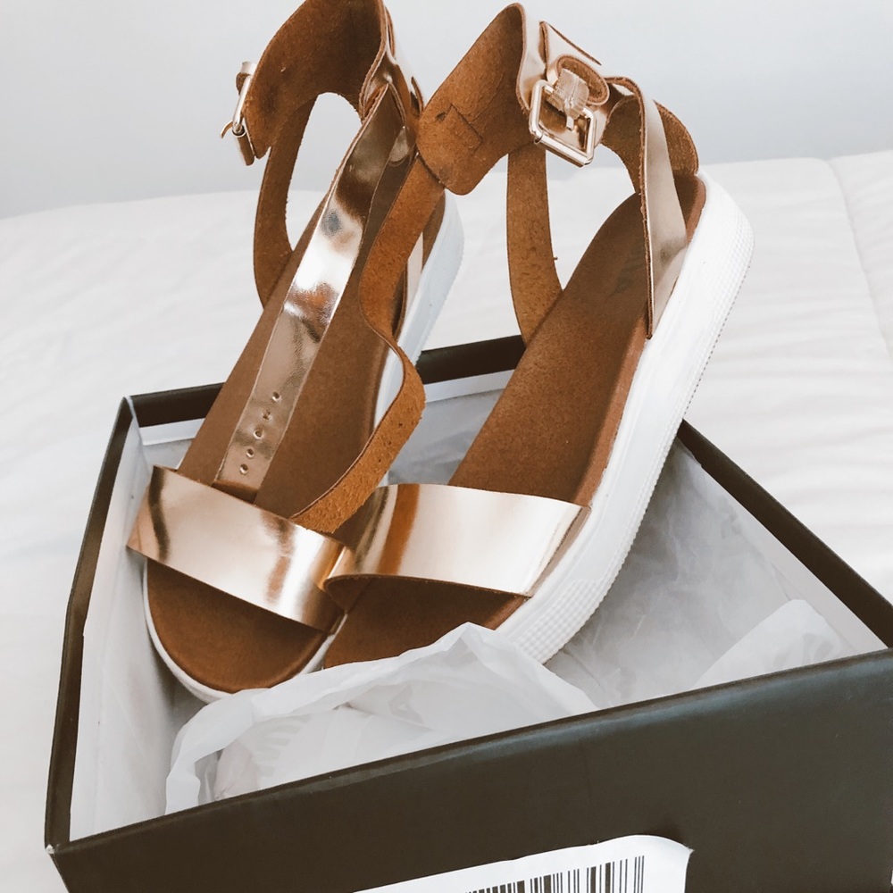 MIA Rose Gold Sandals